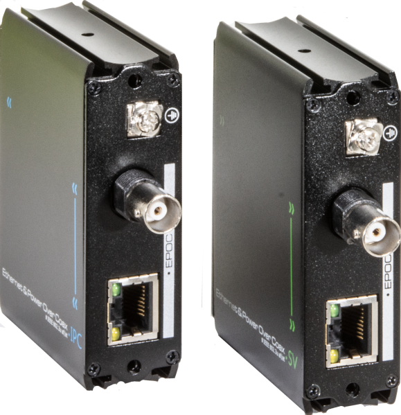 IP- / PoE-Extender über Koaxial- oder UTP-Kabel  IP- / PoE-Extender über Koaxial- oder UTP-Kabel