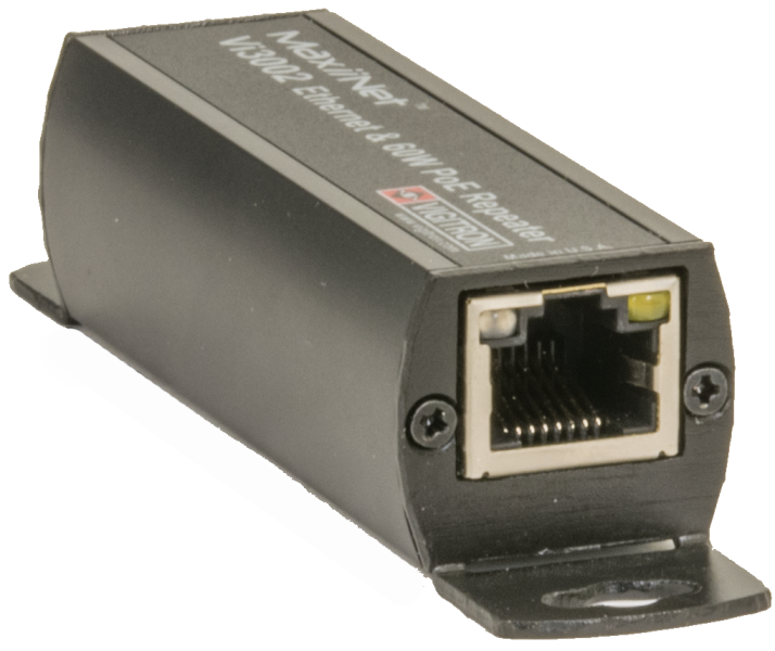 IP- / PoE-Repeater über UTP-Kabel (paarverseilte Kabel)  IP- / PoE-Repeater über UTP-Kabel (paarverseilte Kabel)