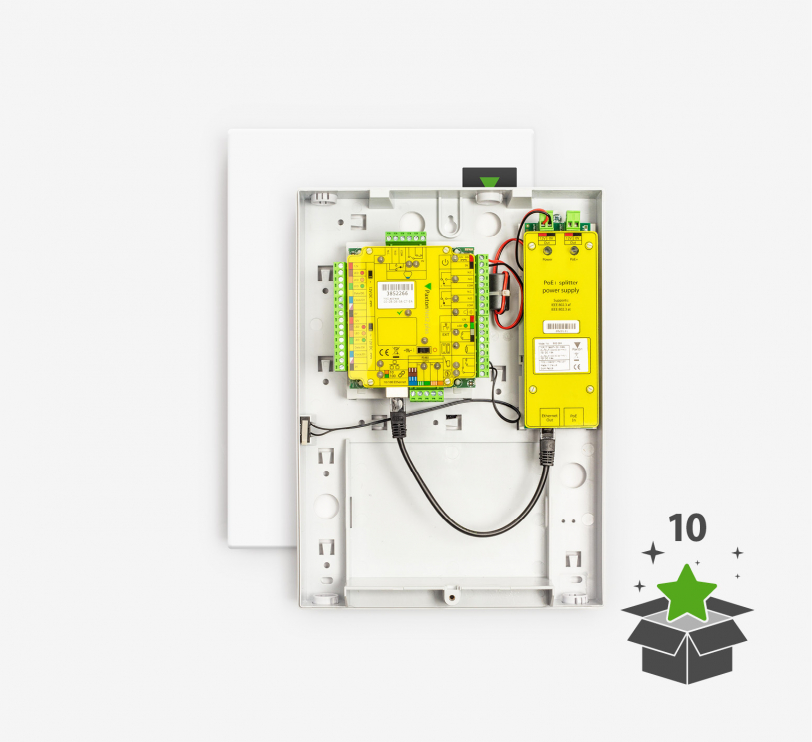 Net2 Plus – Türsteuerzentrale/Controller mit PoE+-EV im Kunststoff-Gehäuse Net2 Plus – Türsteuerzentrale/Controller mit PoE+-EV im Kunststoff-Gehäuse