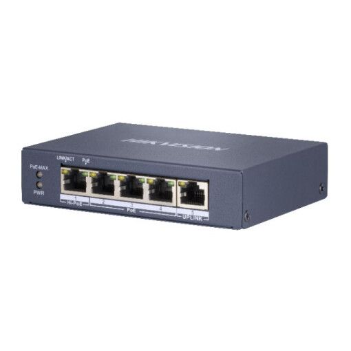 Hikvision Gigabit Unmanaged POE Switch DS-3E0505HP-E
