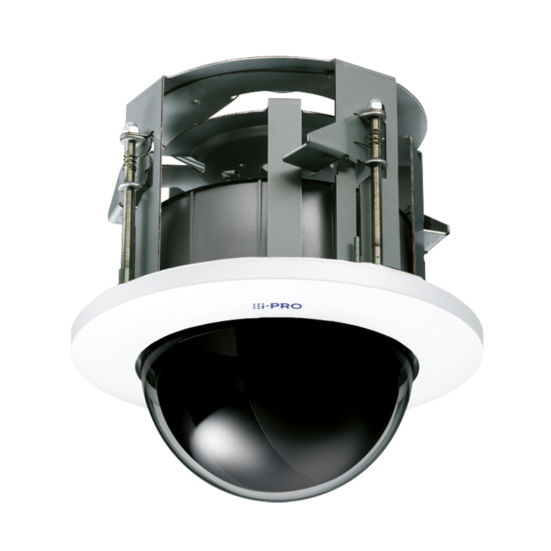 Eingelassene Decken-Montagehalterung mit Clear Dome Cover (Weiß)