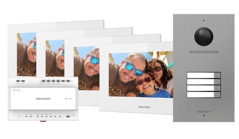 Hikvision 2-Draht Video-Intercom-Komplettset DS-KIS7024Y-S