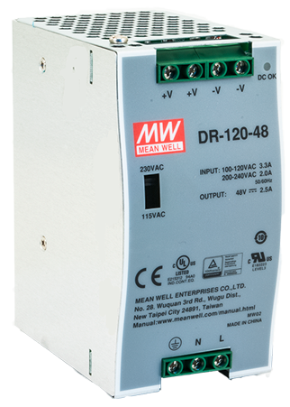 Netzteil für Hutschienenmontage PS-DIN-AC/48/120