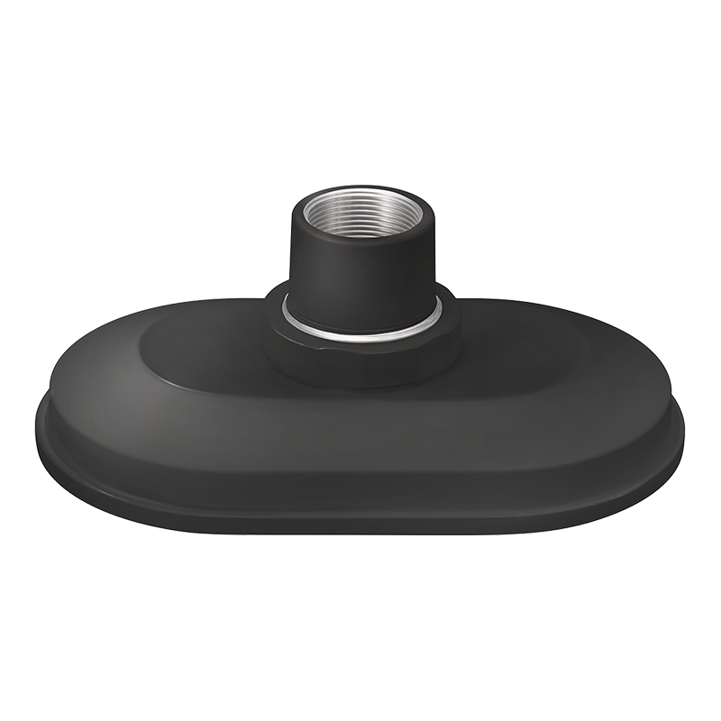 ISO Female-Montagehalterung (1,5” Rp, Schwarz)