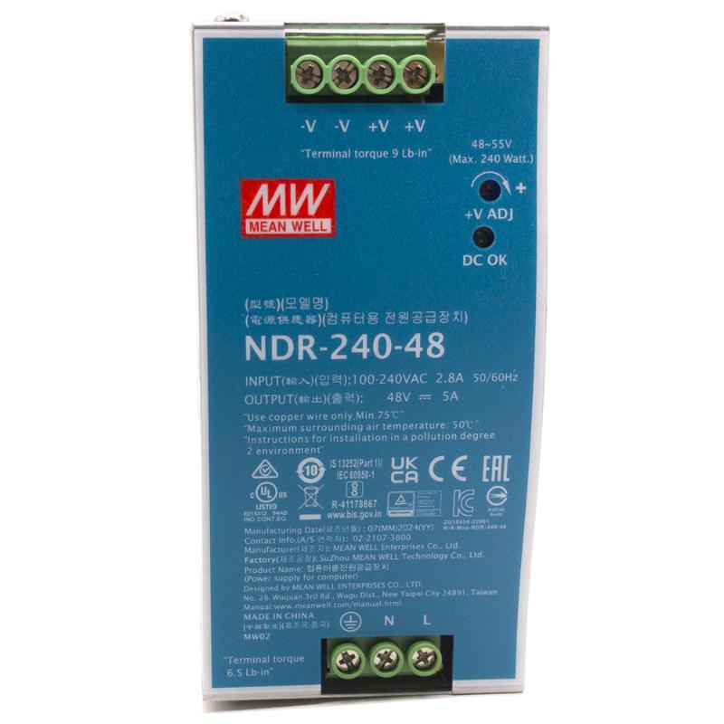 NDR-240-48 240-Watt DIN-Schienen-Netzteil 
