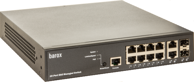 19"-Switch mit Management und PoE +  19"-Switch mit Management und PoE +