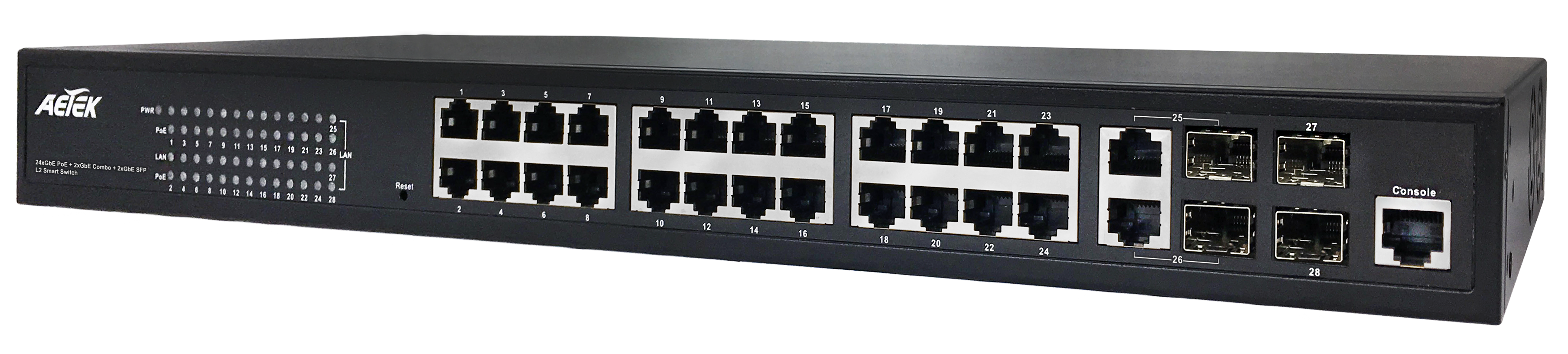 Indoor L2 PRO 24-Port 370W Gigabit PoE Switch
