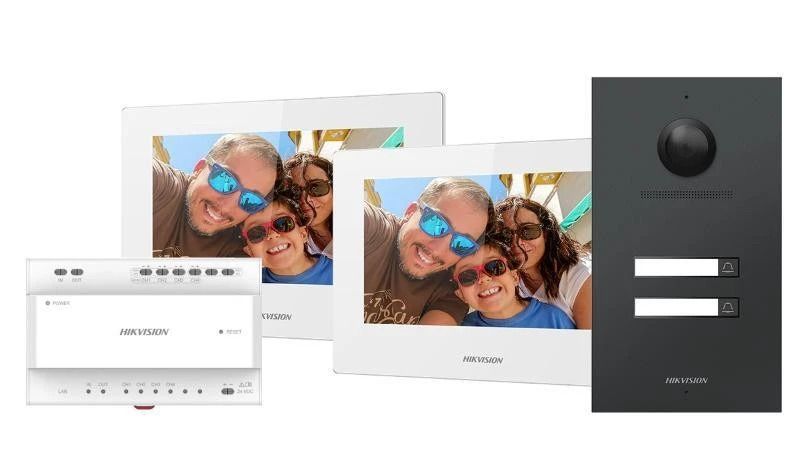 Hikvision 2-Draht Video-Intercom-Komplettset DS-KIS7022Y-G