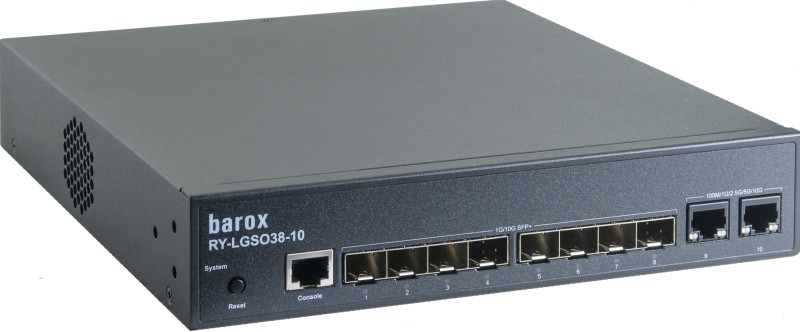  19"-Switch mit Management, starken Sicherheitsfunktionen, Light Core	