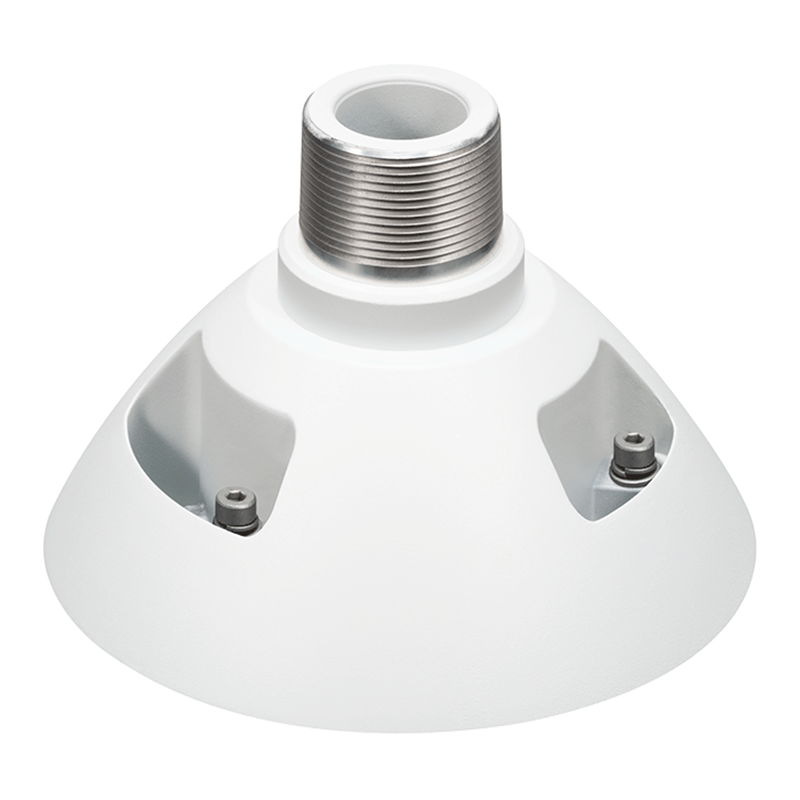 ANSI-Male-Montagehalterung (1.5” NPT, i-PRO Weiß) für Dome-Kameras