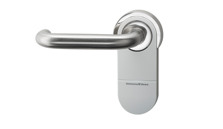 Digitaler Türdrücker AX – Europrofil – SmartIntego (Paxton) hängende Montage an Rundrosetten 70 bis 79 mm Digitaler Türdrücker AX – Europrofil – SmartIntego (Paxton) hängende Montage an Rundrosetten 70 bis 79 mm