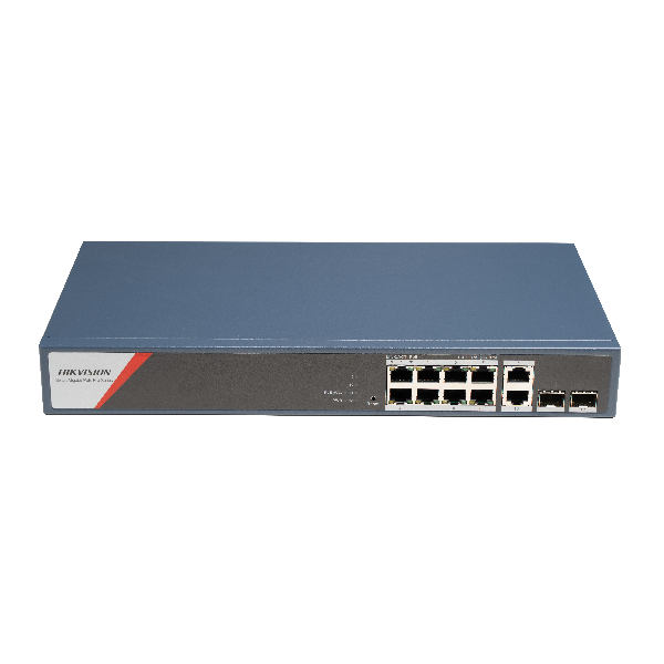 Hikvision Smart Managed Gigabit PoE-Switch DS-3E1512HP-SI-8P2T2F 