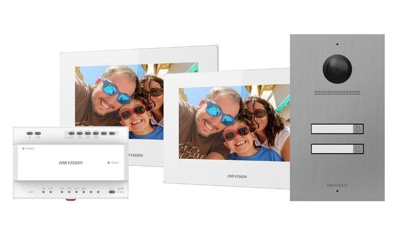 Hikvision 2-Draht Video-Intercom-Komplettset DS-KIS7022Y-S