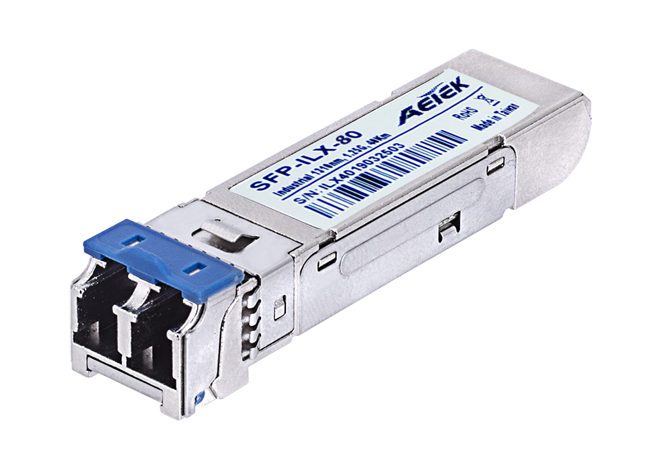 Industrielles SFP Modul 1,25Gbps SM 1350nm bis 80km LC Duplex