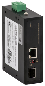 Industrieller Medienkonverter mit PoE++ für 10/100/1000BaseTX auf SFP	  Industrieller Medienkonverter mit PoE++ für 10/100/1000BaseTX auf SFP