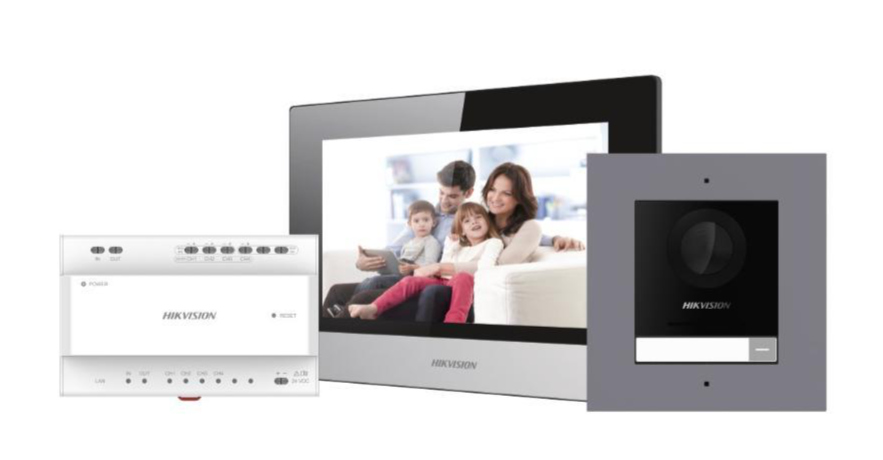 Hikvision 2-Draht Video-Intercom-Komplettset DS-KIS702Y(O-STD)