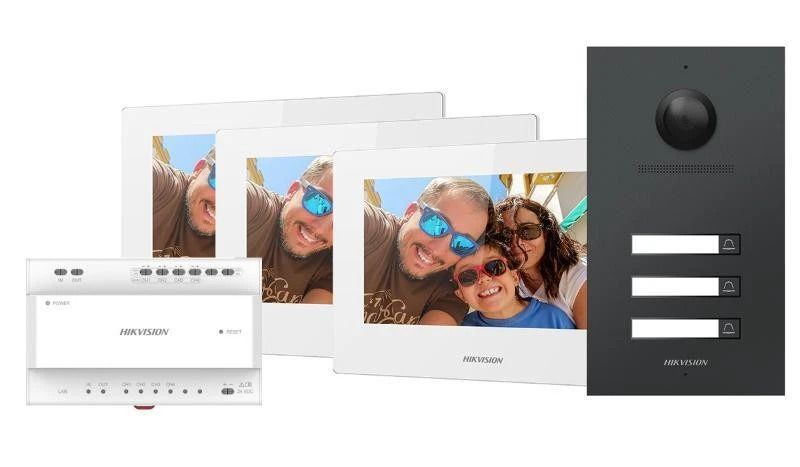 Hikvision 2-Draht Video-Intercom-Komplettset DS-KIS7023Y-G